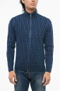 ムーレー MOORER セーター ニットウェア メンズ Knitwear CABLE KNIT URBINO CASHMERE BLEND SWEATER URBINODOV DENIM 関税 送料無料 ラッピング無料 2020AW dk