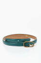 【土日限定1000円OFF】 エリザベッタ フランキ ELISABETTA FRANCHI ベルト レディース Belts FAUX-LEATHER THIN BELT WITH LOGO CT06F1 Y65 関税 送料無料 ラッピング無料 2020AW dk