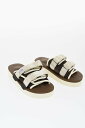 スイコック SUICOKE フラットシューズ サンダル メンズ Flat Shoes TWO-TONE FABRIC SANDALI WITH SOLE 4,5CM OG056PO IVRB 関税 送料無料 ラッピング無料 2020AW dk