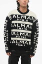 バルマン BALMAIN セーター ニットウェア メンズ Knitwear TWO-TONE CREWNECK SWEATER WITH ALL-OVER LOGO YH1KE010KC56ECJ 関税 送料無料 ラッピング無料 2020AW dk