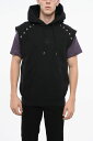 アレキサンダー マックイーン ALEXANDER MCQUEEN スウェットシャツ トレーナー メンズ Sweatshirts BRUSHED COTTON SLEEVELESS HOODIE WITH STUDS 806339QXABF1213 関税 送料無料 ラッピング無料 2020AW dk