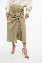 ボッテガ ヴェネタ BOTTEGA VENETA スカート レディース Skirts PLEATED COTTON LONG SKIRT 786369VA5Y0 9733 関税 送料無料 ラッピング無料 2020SS dk