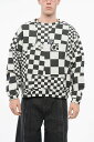 イーアールエル ERL スウェットシャツ トレーナー メンズ Sweatshirts CHECKED CREW-NECK SWEATSHIRT WITH RIB HEM ERL08T023 1 関税 送料無料 ラッピング無料 2020AW dk