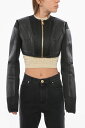 【土日限定1000円OFF】 バルマン BALMAIN スーツジャケット スーツ ジャケット レディース Suit Jackets TECHNICAL FABRIC CROPPED JACKET WITH GOLDEN ZIP YF0AO181JE020PA 関税 送料無料 ラッピング無料 2020AW dk