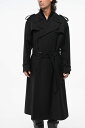 ドルチェ&ガッバーナ DOLCE&GABBANA トレンチ コート メンズ Coats and Trench VIRGIN WOOL DOUBLE-BREASTED TRENCH WITH BELT G049GT FU28P N0000 関税 送料無料 ラッピング無料 2020AW dk