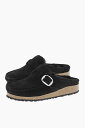 ビルケンシュトック BIRKENSTOCK フラットシューズ サンダル メンズ Flat Shoes SUEDE LEATHER PADDED BUCKLEY MULES WITH BUCKLE 1018126BLACK 関税 送料無料 ラッピング無料 2020AW dk