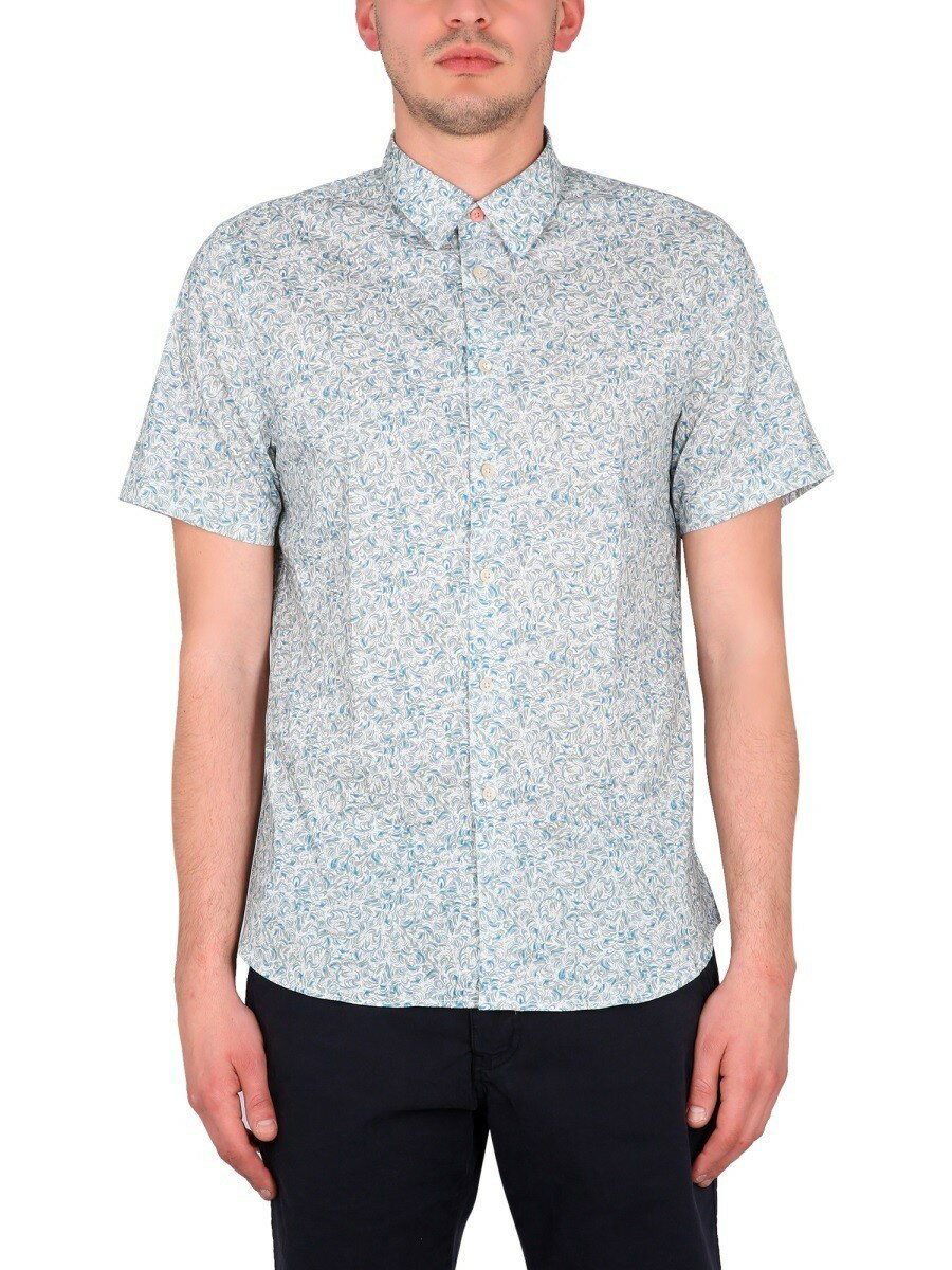 1000OFF!! ݡ륹ߥ PAUL SMITH   Shirts 281441 AZURE  ̵...