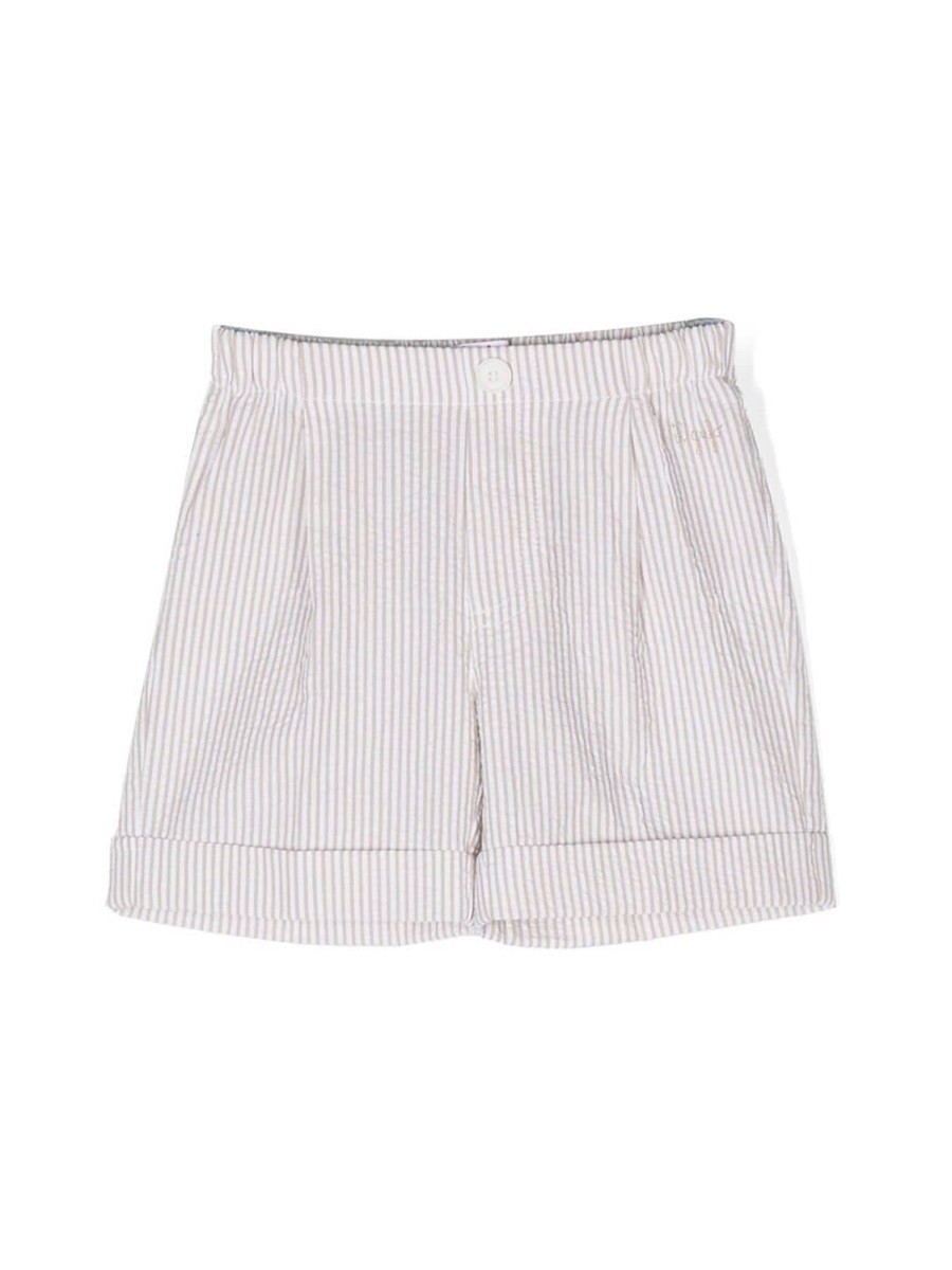 イルグッフォ IL GUFO ショートパンツ パンツ ショートパンツ ベビーボーイズ ベージュ SHORTS 284076 BEIGE 関税 送料無料 ラッピング無料 2023SS el