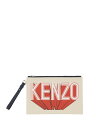 【15,000円以上ご購入で1,000円OFF！】 KENZO ケンゾー ホワイト WHITE クラッチバッグ メンズ 秋冬2023 293461 【関税・送料無料】【ラッピング無料】 el