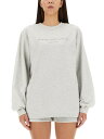 【本日ポイント4倍!!】 アレキサンダーワン ALEXANDER WANG トレーナー レディース グレー Sweatshirts 293563 GREY 関税 送料無料 ラッピング無料 2023AW el