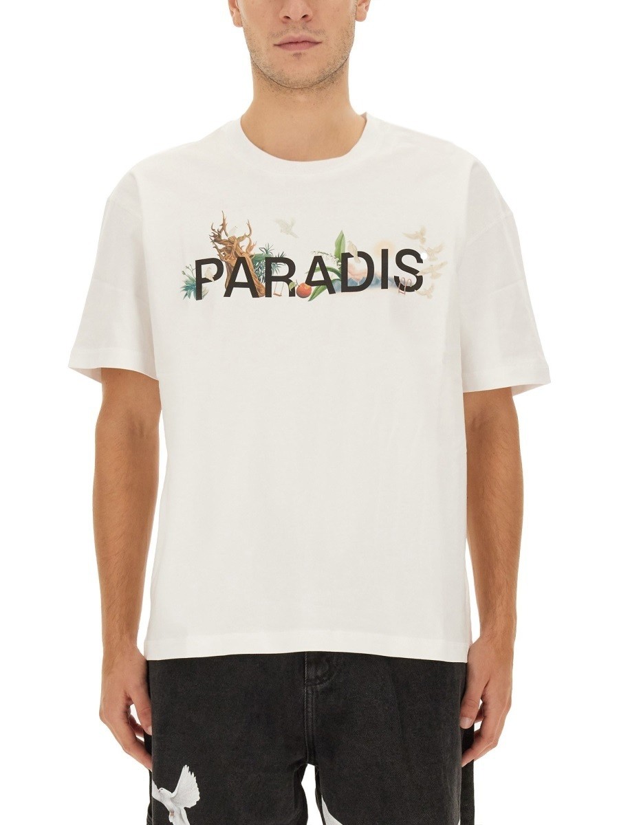 【0のつく日は全商品ポイント4倍】 3.PARADIS スリー.パラディ ホワイト WHITE Tシャツ メンズ 秋冬2023 295450 【関税・送料無料】【ラッピング無料】 el