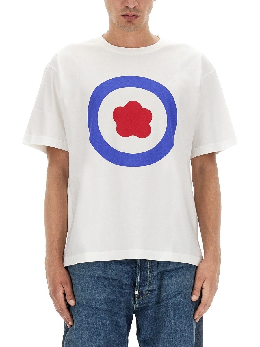 【土日限定クーポン配布中！】 KENZO ケンゾー ホワイト WHITE Tシャツ メンズ 秋冬2023 293549 【関税・送料無料】【ラッピング無料】 el