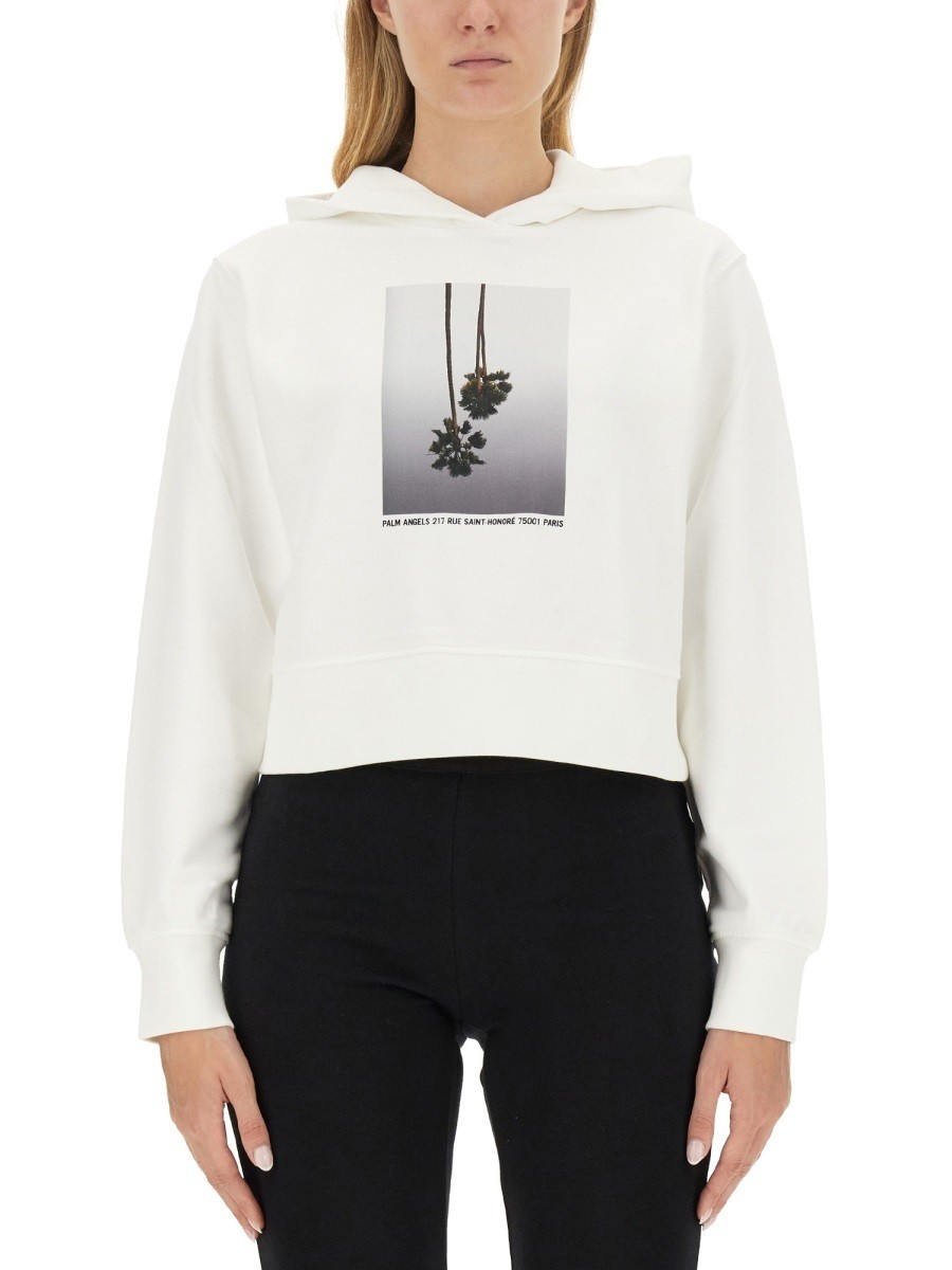 ݥȺ4!! ѡ 󥸥륹 PALM ANGELS ȥ졼ʡ ǥ ۥ磻 Sweatshirts 295...