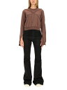 リック・オウエンス・ダークシャドウ RICK OWENS DRKSHDW トレーナー レディース ブラウン Sweatshirts 300730 BROWN 関税 送料無料 ラッピング無料 2023AW el