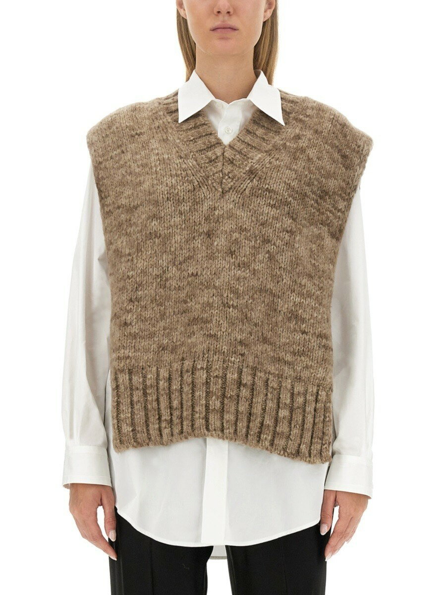 ᥾ ޥ른 MAISON MARGIELA  ٥ ǥ ֥饦 Vests 302841 BROWN  ̵...