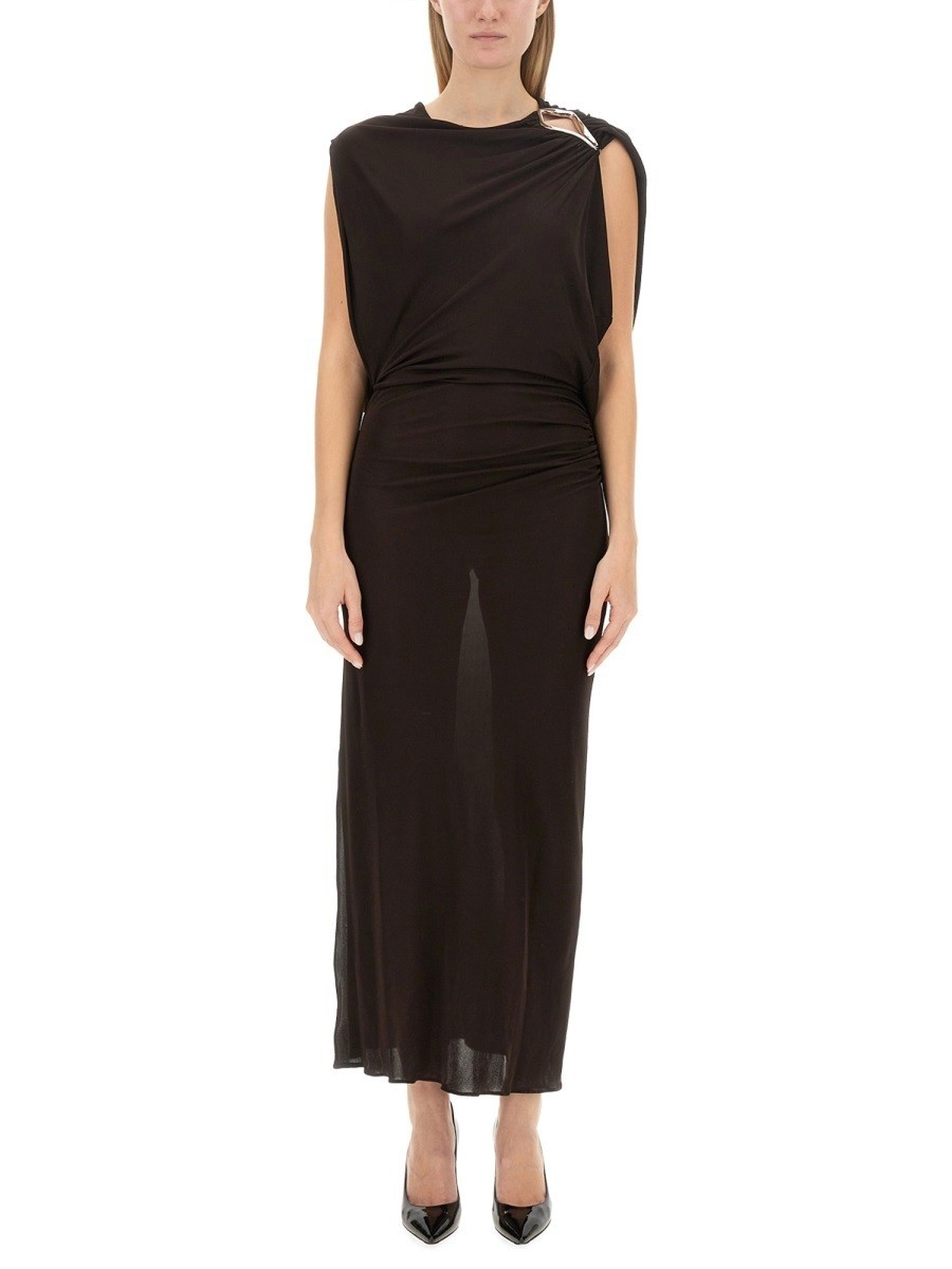 Х LANVIN ԡ ɥ쥹 ǥ ֥饦 Dresses 302825 BROWN  ̵ åԥ̵ ...