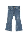 VERSACE ヴェルサーチェ ブルー DENIM デニム ガールズ 秋冬2023 304633  el