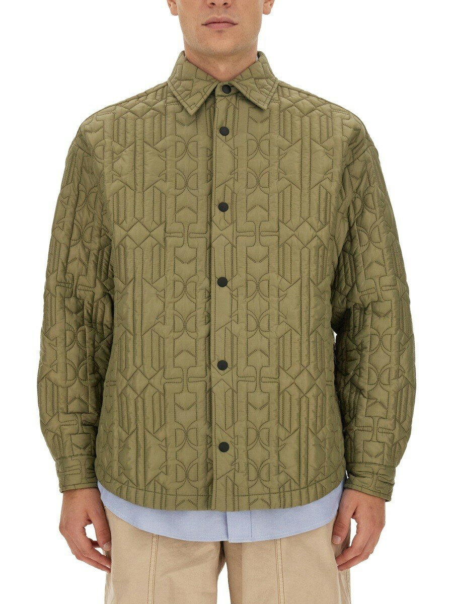 ѡ 󥸥륹 PALM ANGELS   ꡼ Shirts 304592 MILITARY GREEN  ̵ åԥ̵ 2023AW el