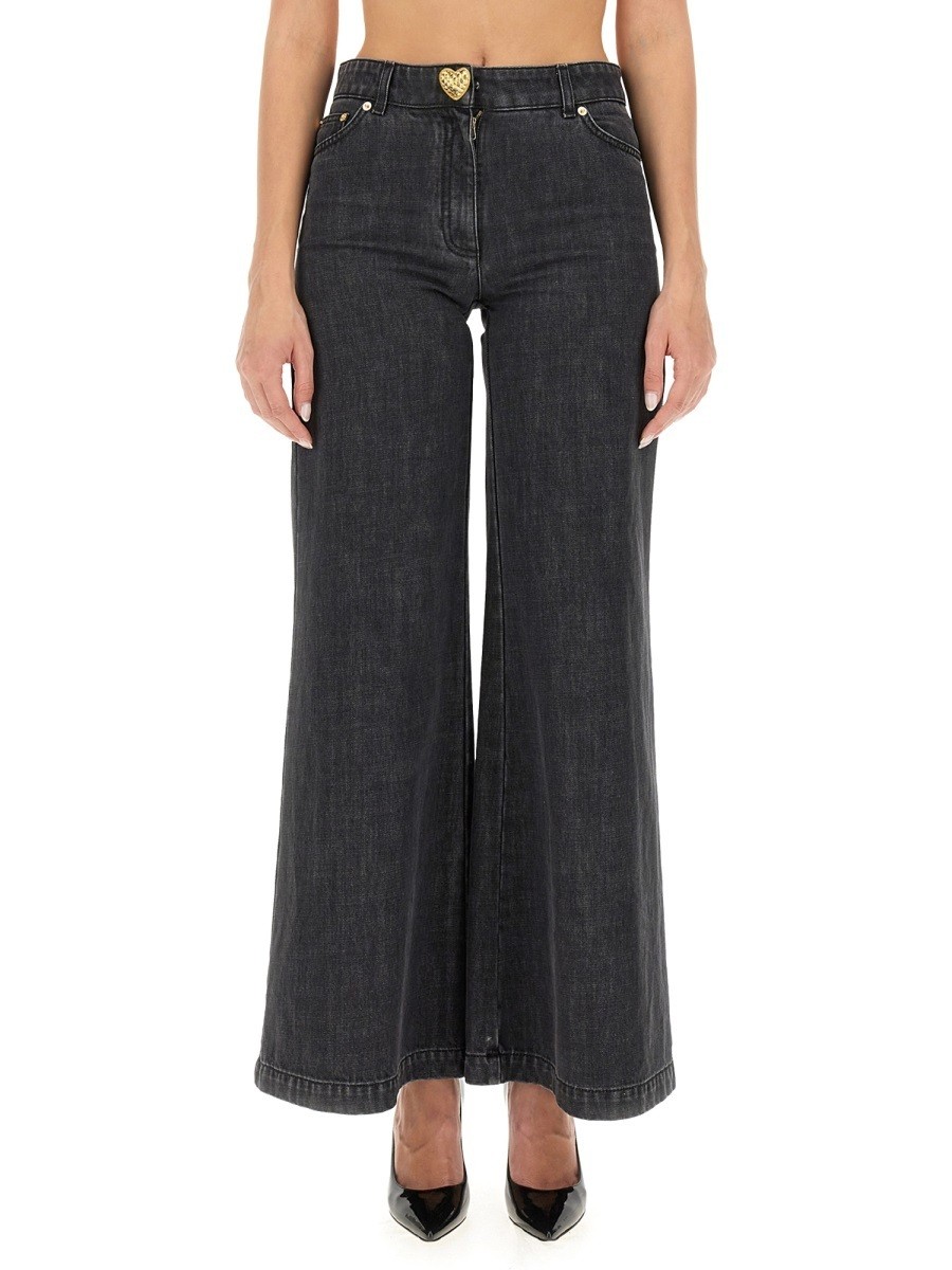 ݥȺ4!! ⥹ MOSCHINO ǥ˥ ǥ ֥å Jeans 306207 BLACK  ̵...