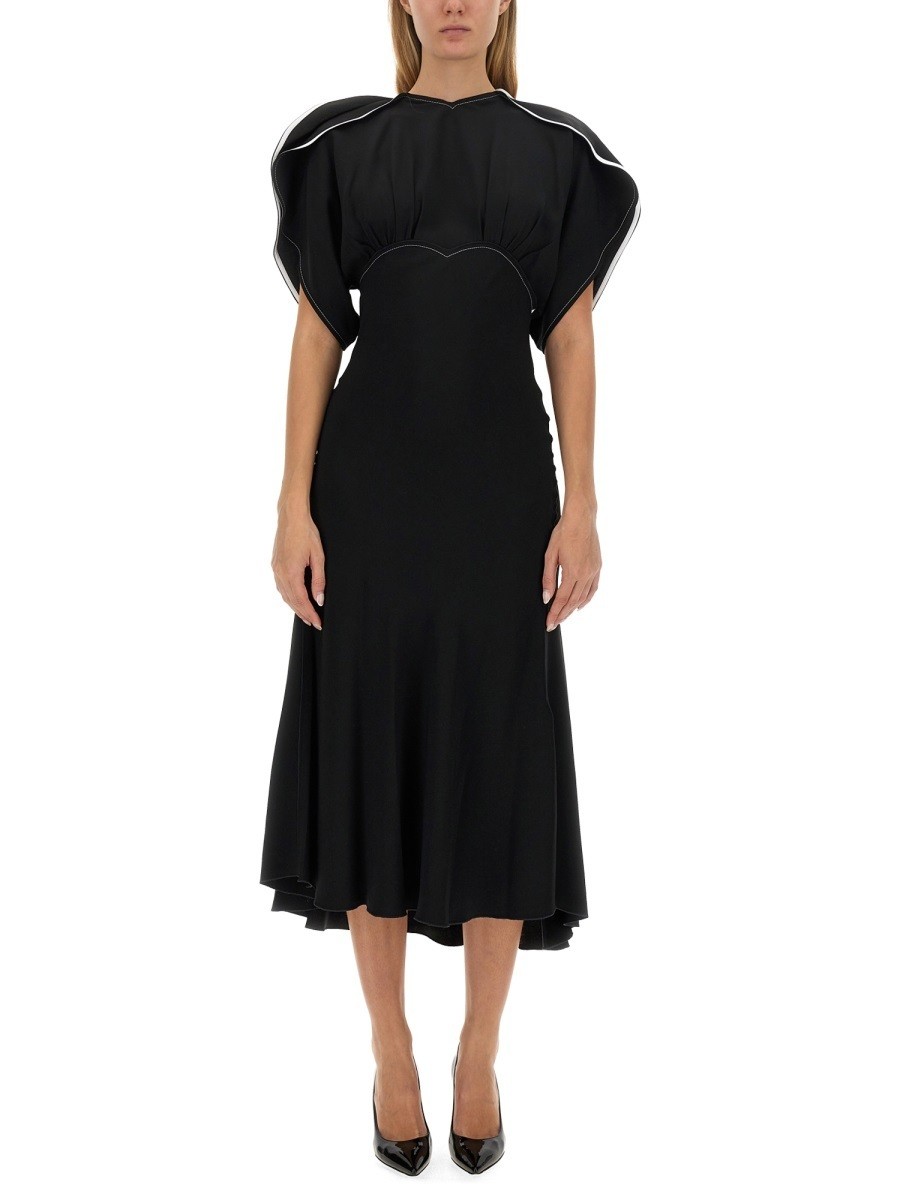 ȥꥢ٥å VICTORIA BECKHAM ԡ ɥ쥹 ǥ ֥å Dresses 304934 BLACK ...