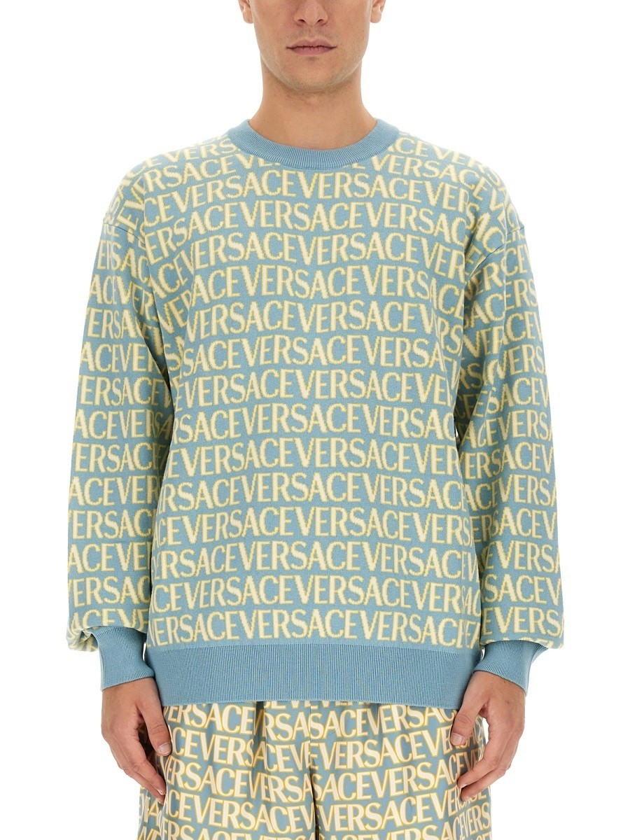  VERSACE ヴェルサーチ ニットウェア メンズ 秋冬2023 303736  el