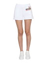 【本日ポイント4倍!!】 モスキーノ MOSCHINO デニムショーツ ショーツ レディース ホワイト Denim shorts 224874 WHITE 関税 送料無料 ラッピング無料 2022SS el