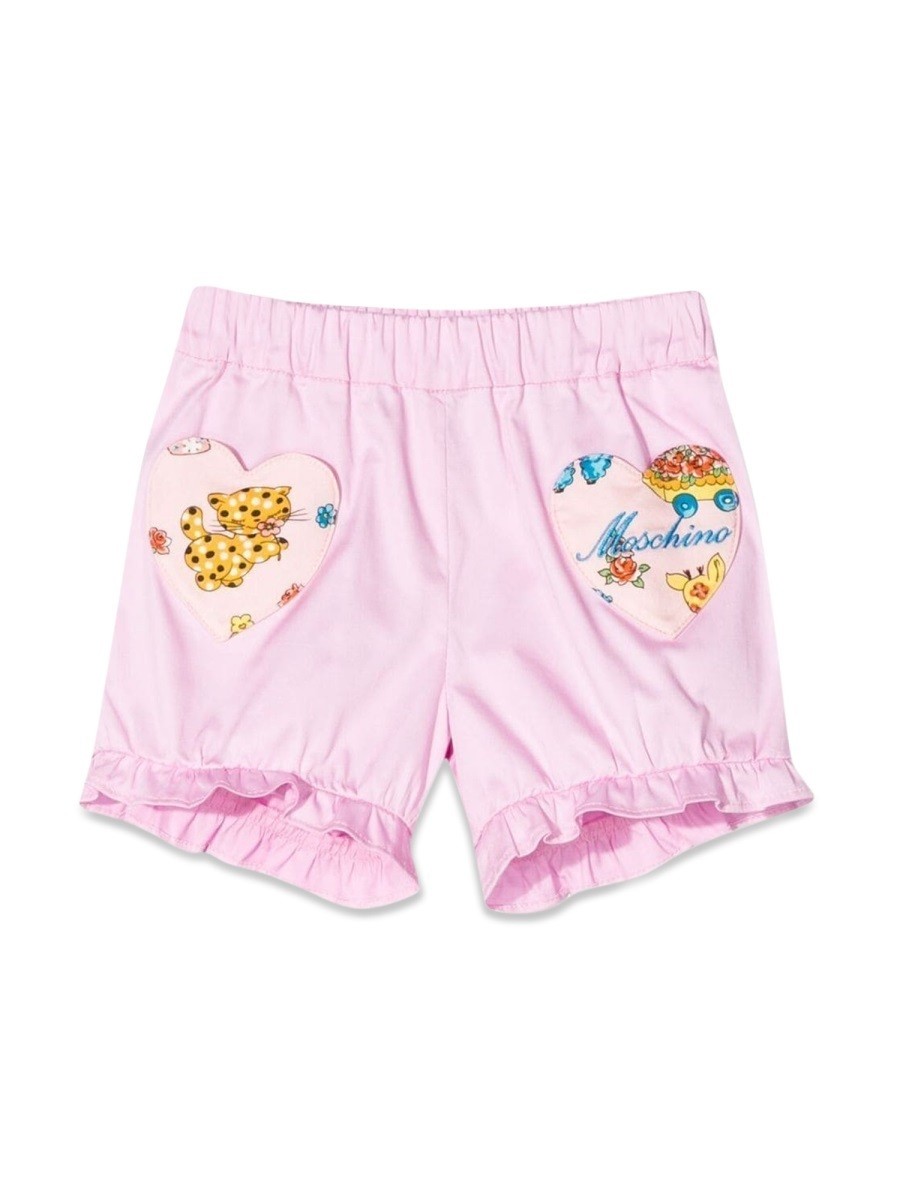 MOSCHINO モスキーノ ピンク PINK ショートパンツ ベビーガールズ 春夏2022 246 ...