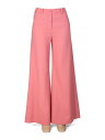 【本日ポイント4倍!!】 ブティック モスキーノ BOUTIQUE MOSCHINO ズボン パンツ レディース ピンク Trousers 256439 PINK 関税 送料無料 ラッピング無料 2022AW el