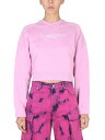【本日ポイント4倍!!】 エムエスジーエム MSGM トレーナー レディース ピンク Sweatshirts 258120 PINK 関税 送料無料 ラッピング無料 2022AW el