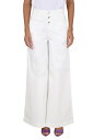 【本日ポイント4倍!!】 デパートメント ファイブ DEPARTMENT FIVE ズボン パンツ レディース ホワイト Trousers 259256 WHITE 関税 送料無料 ラッピング無料 2022AW el