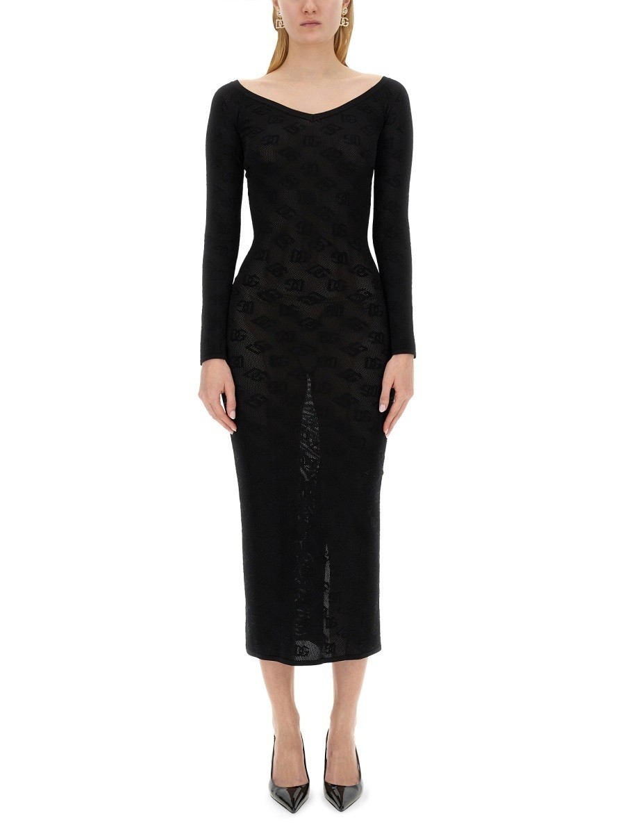 スーパーSALE開催!!全商品クーポン使えます!! ドルチェ&ガッバーナ DOLCE&GABBANA ワンピース ドレス レディース ブラック Dresses 307905 BLACK 関税 送料無料 ラッピング無料 2024SS elのサムネイル