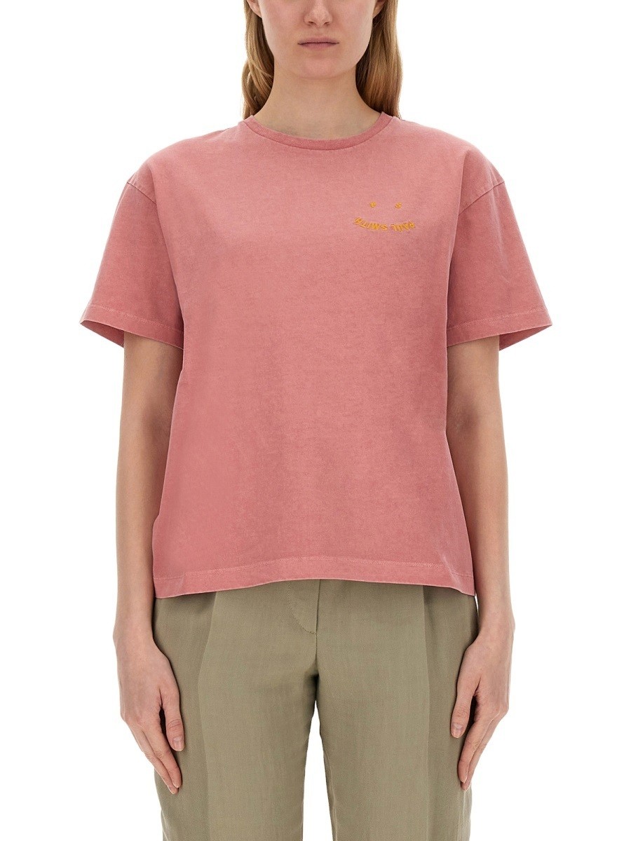 【土日限定クーポン配布中！】 PAUL SMITH ポールスミス ピンク PINK Tシャツ レディース 春夏2024 309562 【関税・送料無料】【ラッピング無料】 el