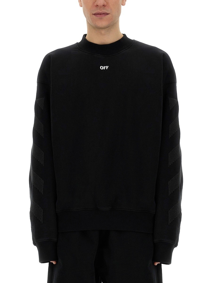 ݥȺ4!! եۥ磻 OFF WHITE åȥ ȥ졼ʡ  ֥å Sweatshirts 30...