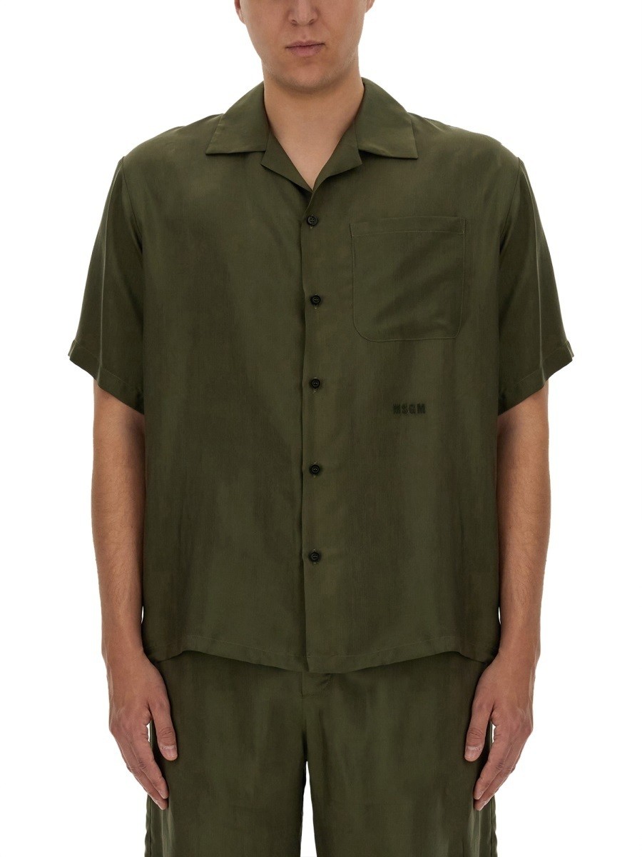२ MSGM   ꡼ Shirts 309511 GREEN  ̵ åԥ̵ 2024SS ...