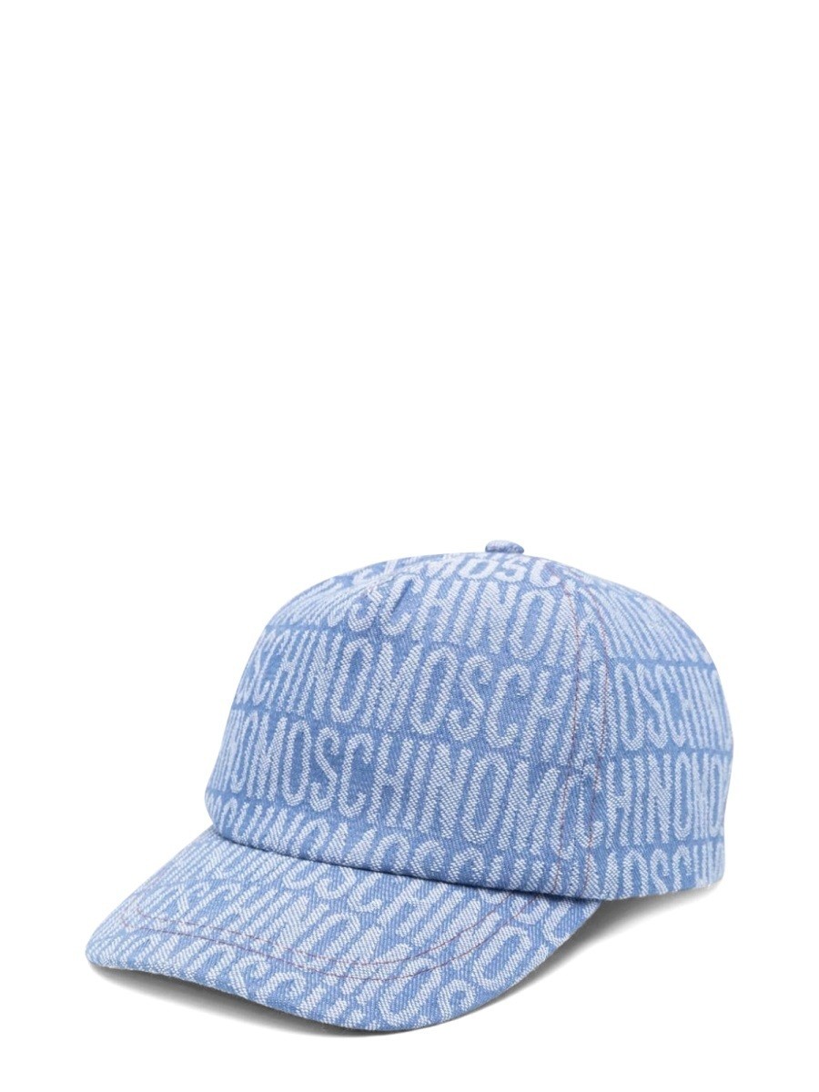 ݥȺ4!! ⥹ MOSCHINO ϥå ˹ 륺 ֥롼 Hats 307911 DENIM  ̵...