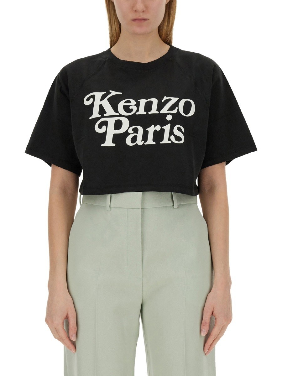 【土日限定クーポン配布中！】 KENZO ケンゾー ブラック BLACK トップス レディース 春夏2024 309568 【関税・送料無料】【ラッピング無料】 el