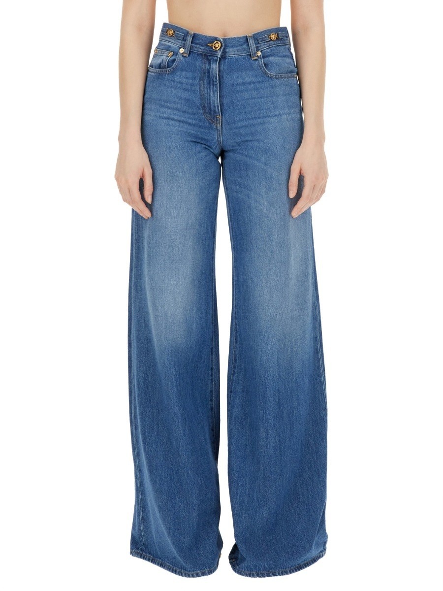 ݥȺ4!! 륵 VERSACE ǥ˥ ǥ ֥롼 Jeans 309614 DENIM  ̵...