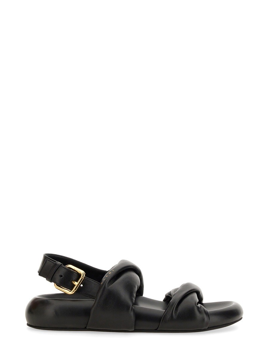 ޥ MARNI  ǥ ֥å Sandals 311149 BLACK  ̵ åԥ̵ 2024SS ...