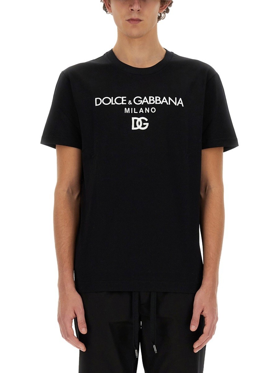 ドルチェ&ガッバーナ DOLCE&GABBANA ドルチェ&ガッバーナ ブラック BLACK Tシャツ メンズ 春夏2024 312136 【関税・送料無料】【ラッピング無料】 el