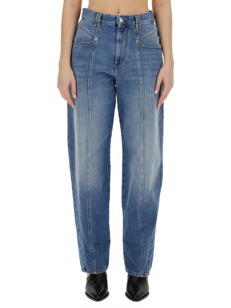 ݥȺ4!! ٥ ޥ ISABEL MARANT ǥ˥ ǥ ֥롼 Jeans 312674 DENIM...