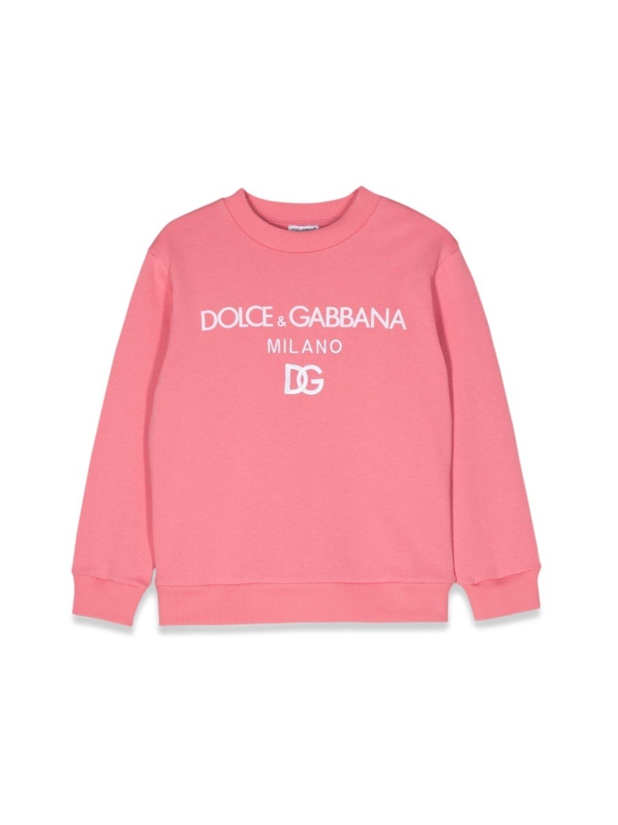 DOLCE&GABBANA ドルチェ＆ガッバーナ ピンク PINK トレーナー ガールズ 春夏2024 315196 【関税・送料無料】【ラッピング無料】 el