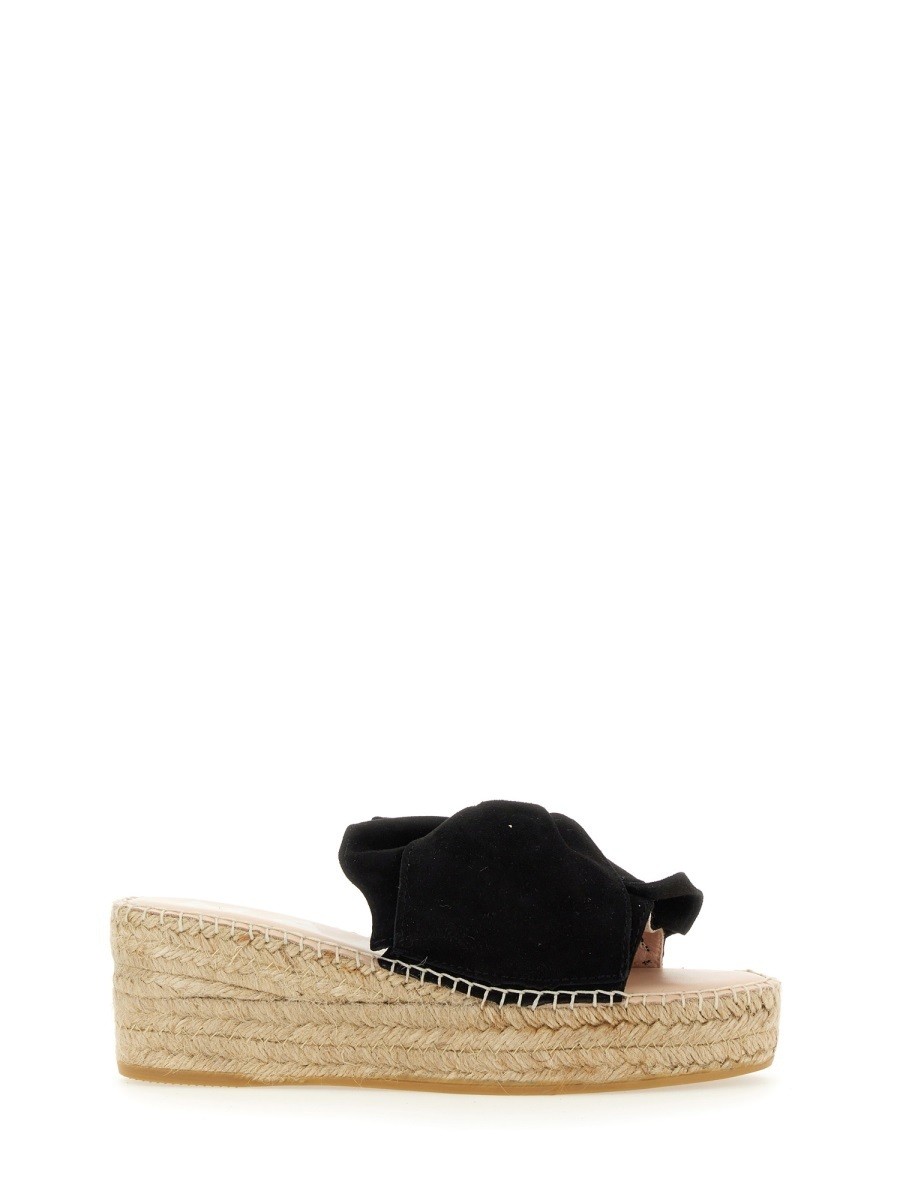 ݥȺ4!! ޥͥ MANEBI'  ǥ ֥å Sandals 316165 BLACK  ̵...