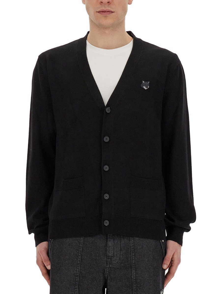 【土日限定クーポン配布中！】 MAISON KITSUNE メゾン キツネ ブラック BLACK ニットウェア メンズ 春夏2024 319510 【関税・送料無料】【ラッピング無料】 el