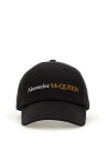 【三連休限定1000円OFF】 アレキサンダー マックイーン ALEXANDER MCQUEEN ハット 帽子 メンズ ブラック Hats 319984 BLACK 関税 送料無料 ラッピング無料 2024SS el