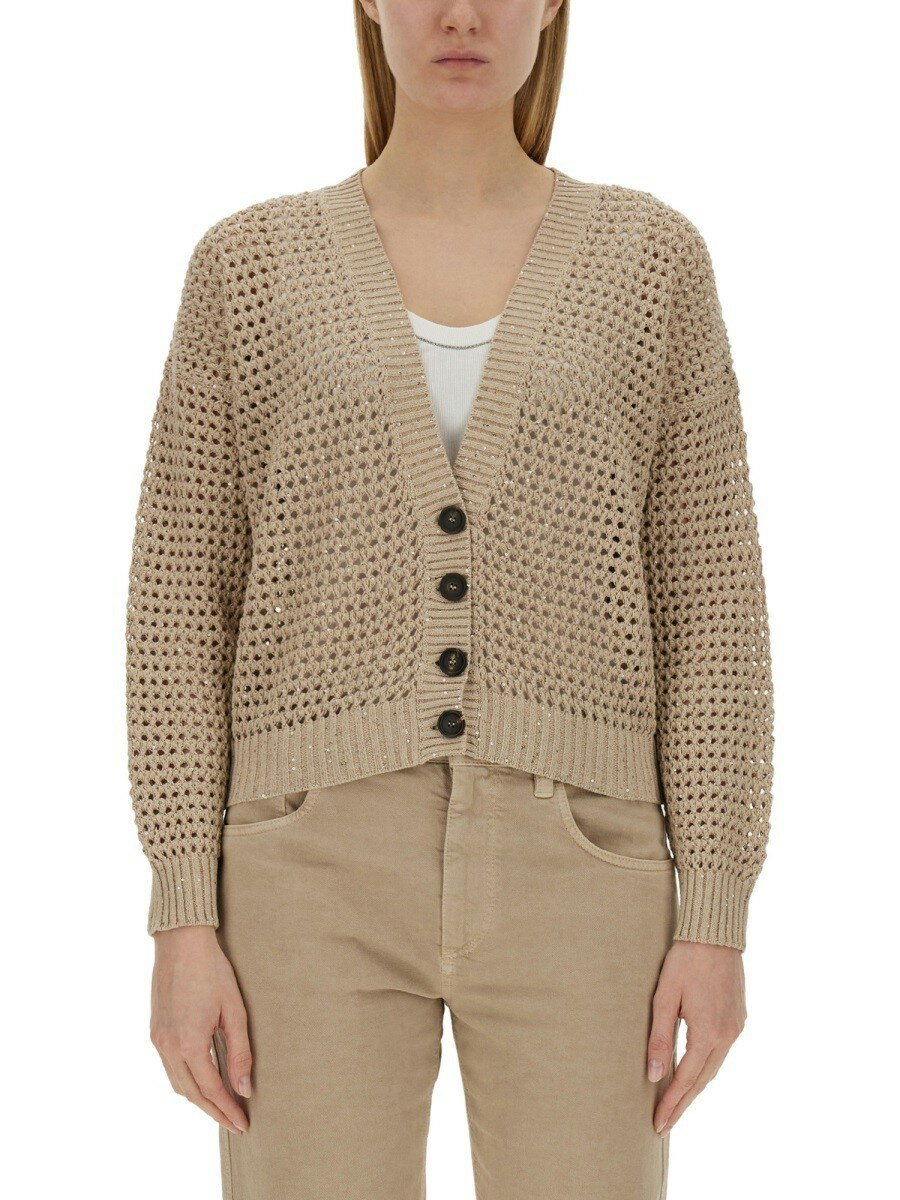 BRUNELLO CUCINELLI ブルネロクチネリ ベージュ BEIGE ニットウェア レディース 春夏2024 322238 【関税・送料無料】【ラッピング無料】 el