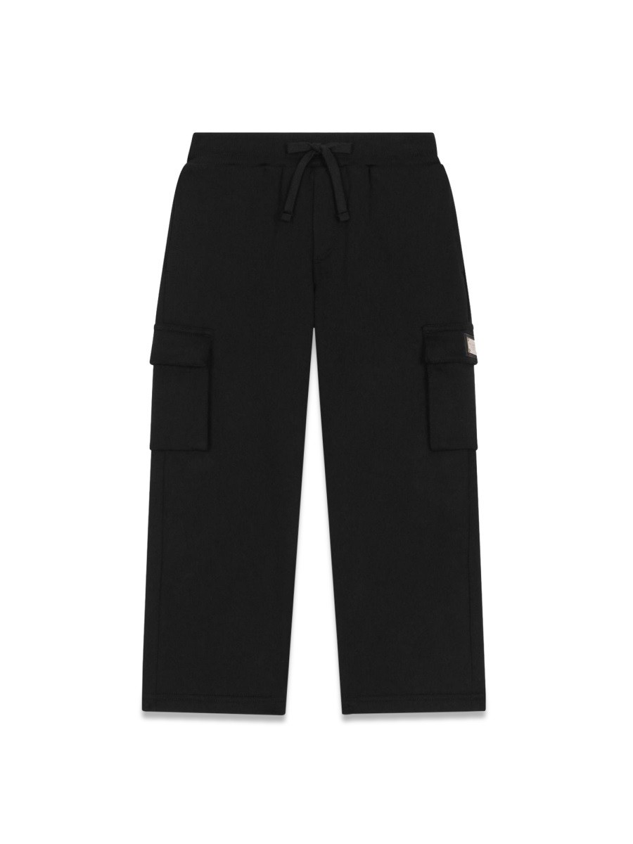 ɥåС DOLCE&GABBANA ѥ ܡ ֥å Cargo trousers 307579 BLACK  ...