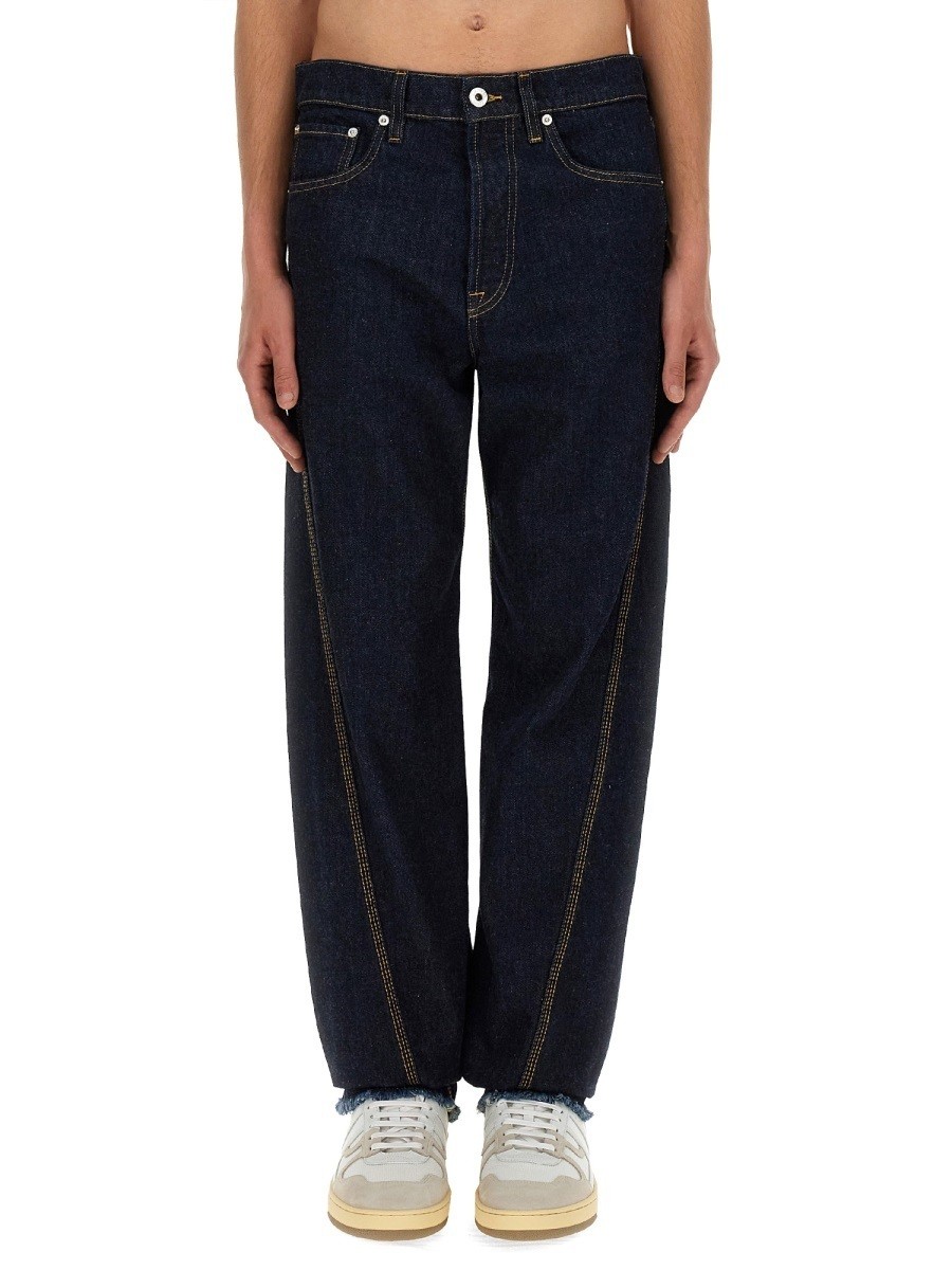 1000OFFݥ!! Х LANVIN ǥ˥  ֥롼 Jeans 324485 BLUE  ̵ ...