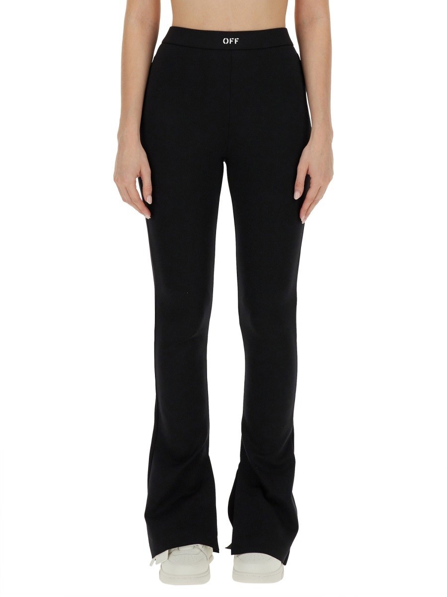 ݥȺ4!! եۥ磻 OFF WHITE ܥ ѥ ǥ ֥å Trousers 339032 BLA...