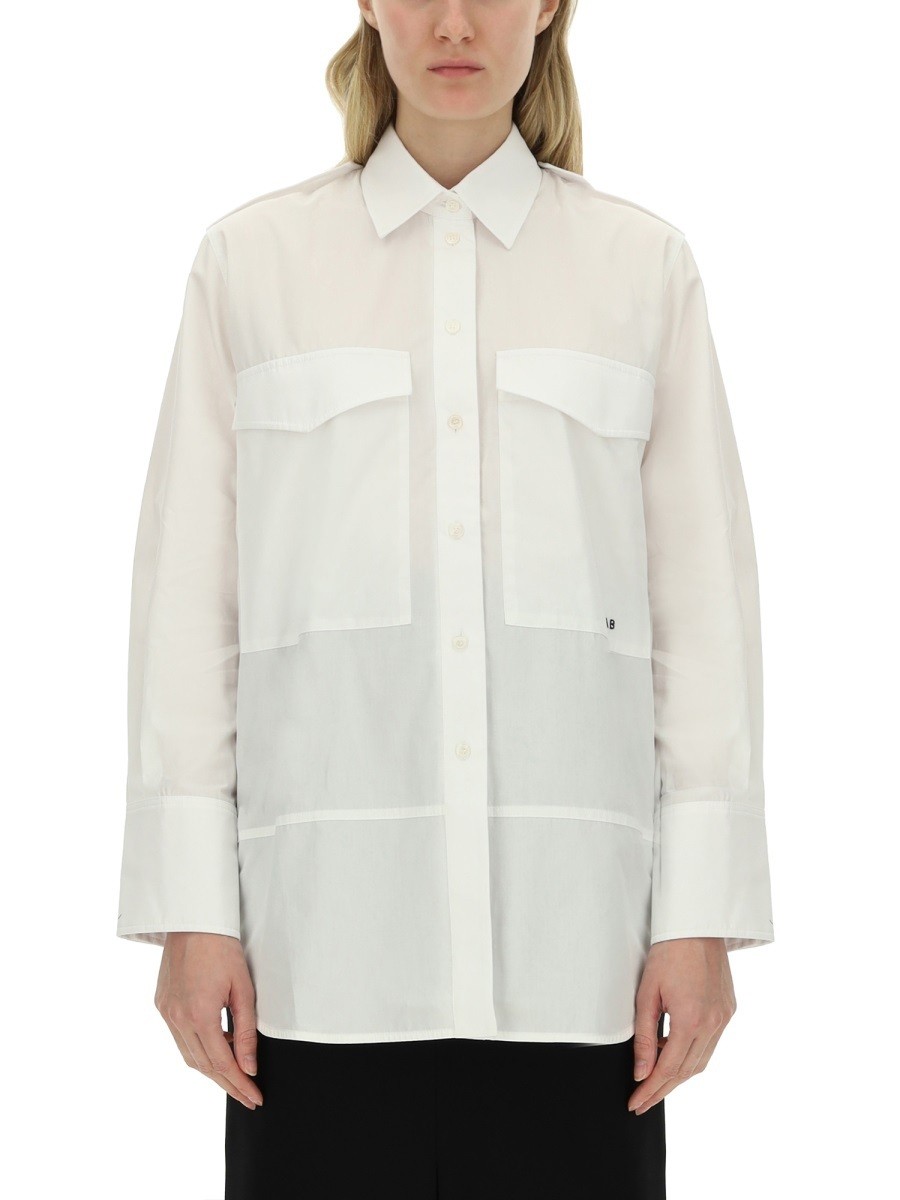 ȥꥢ٥å VICTORIA BECKHAM  ǥ ۥ磻 Shirts 334799 WHITE  ̵...