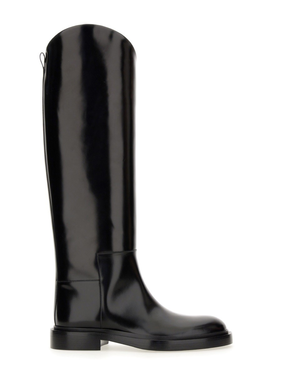 륵 JIL SANDER ֡ ǥ ֥å Boots 335971 BLACK  ̵ åԥ̵ 20...